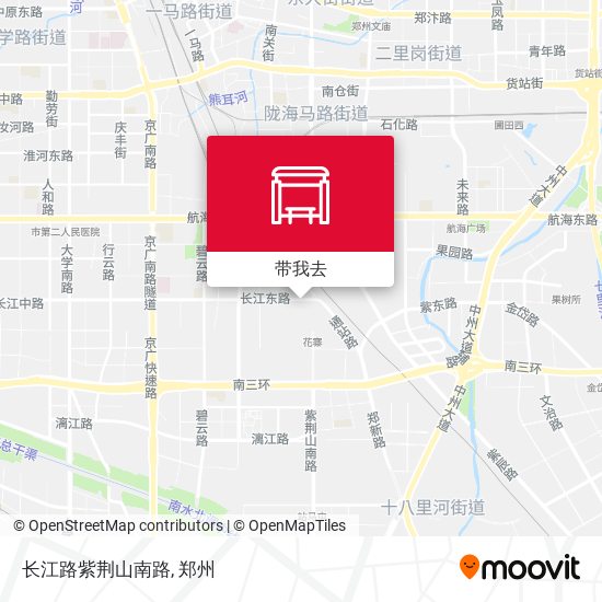 长江路紫荆山南路地图