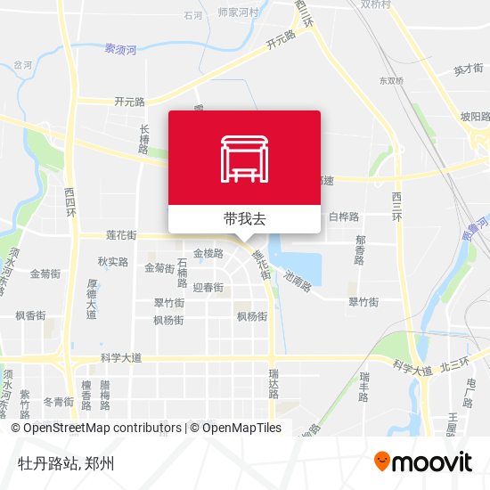 牡丹路站地图