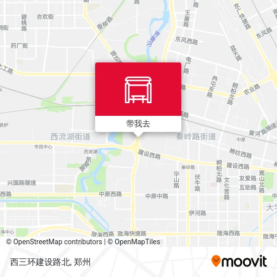 西三环建设路北地图