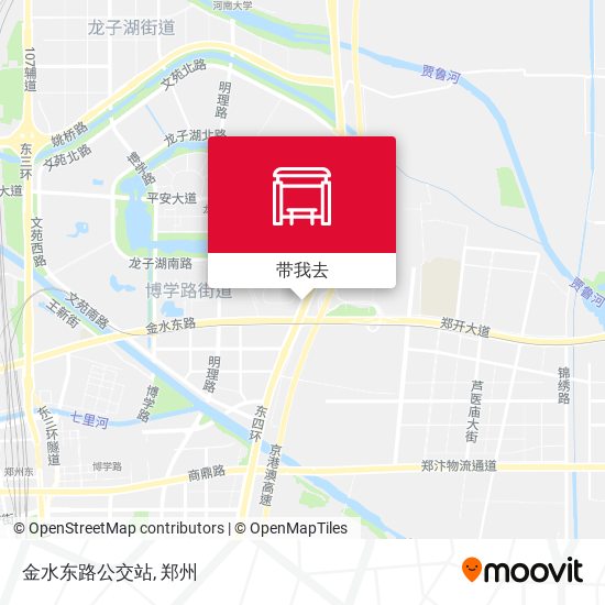 金水东路公交站地图