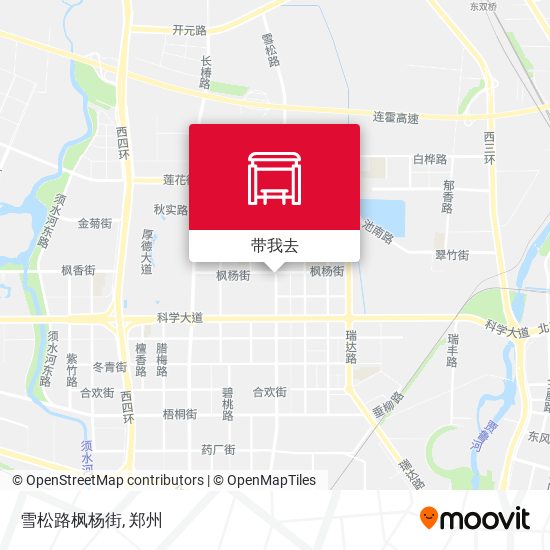 雪松路枫杨街地图