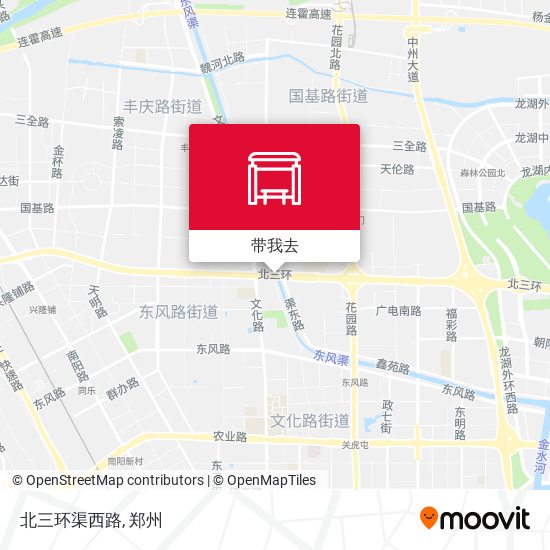 北三环渠西路地图