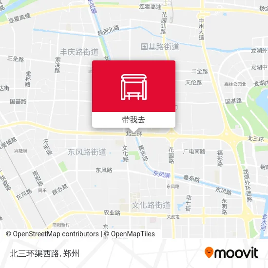 北三环渠西路地图