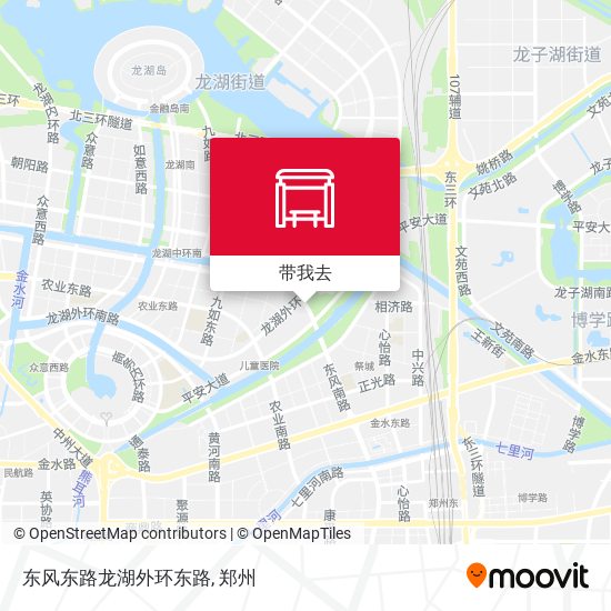 东风东路龙湖外环东路地图