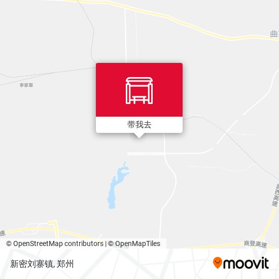 新密刘寨镇地图