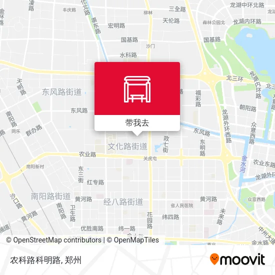 农科路科明路地图