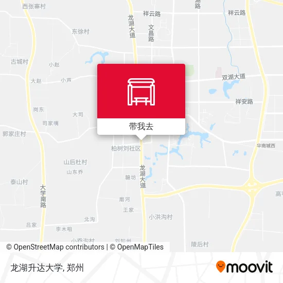 龙湖升达大学地图