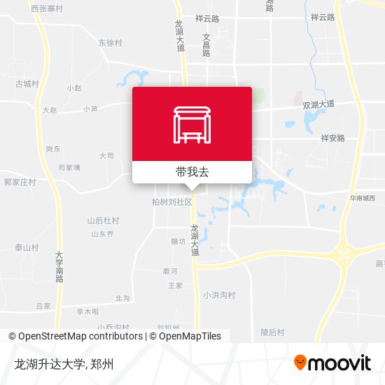 龙湖升达大学地图