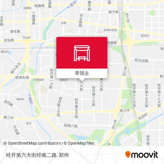 经开第六大街经南二路地图