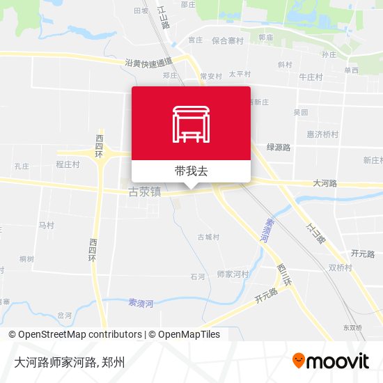 大河路师家河路地图