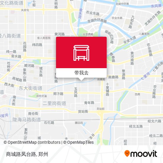 商城路凤台路地图