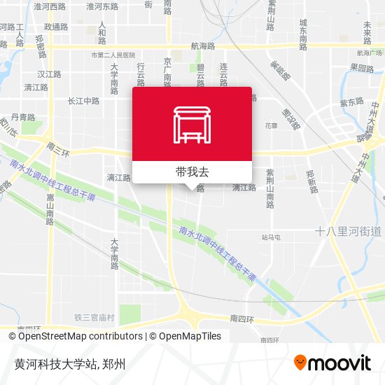 黄河科技大学站地图