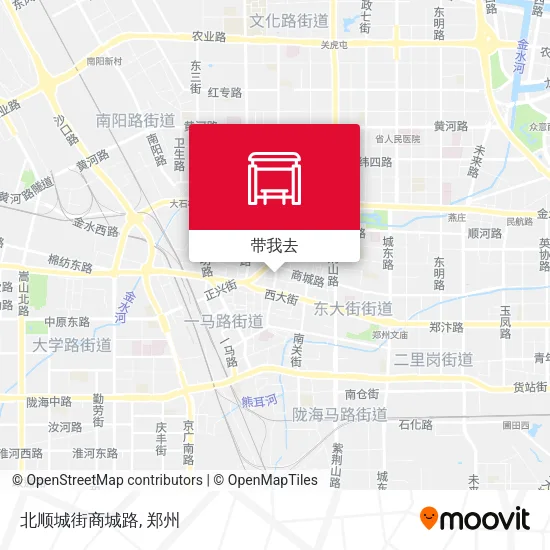 北顺城街商城路地图
