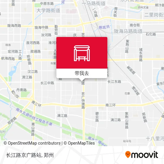 长江路京广路站地图