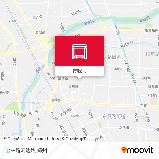 金杯路宏达路地图