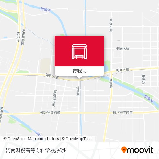 河南财税高等专科学校地图