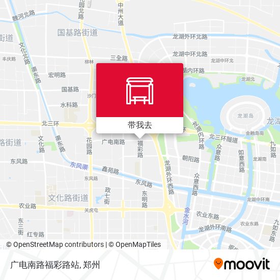 广电南路福彩路站地图