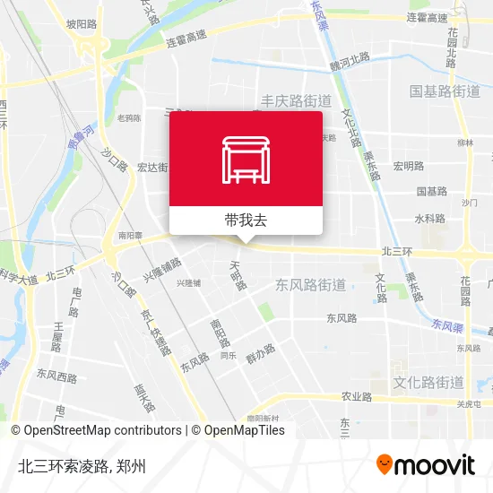 北三环索凌路地图