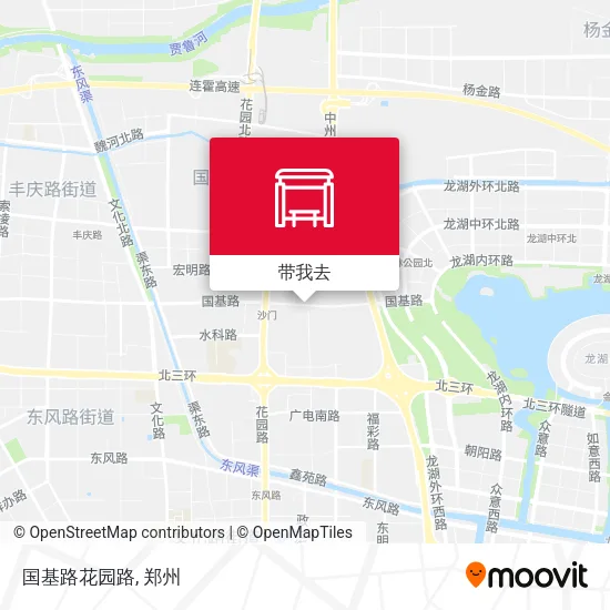 国基路花园路地图