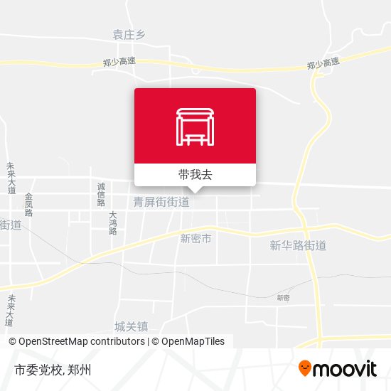 市委党校地图