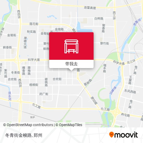 冬青街金梭路地图