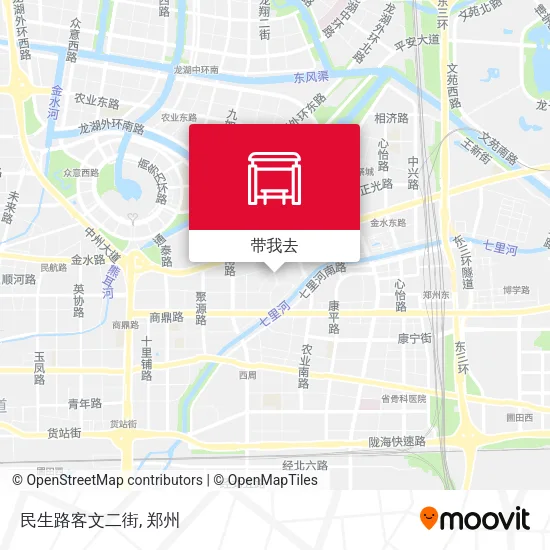 民生路客文二街地图