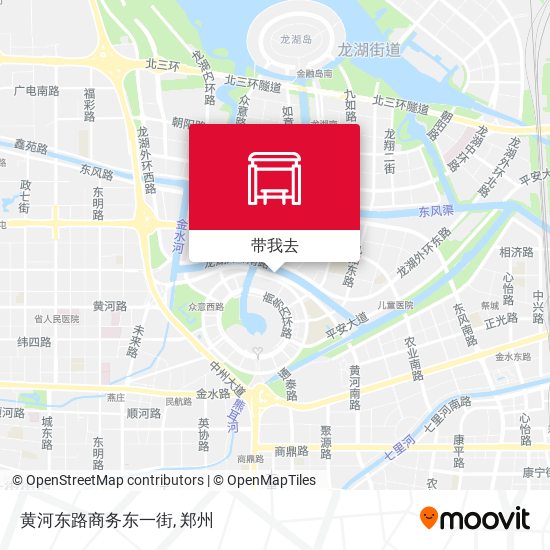 黄河东路商务东一街地图