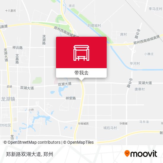 郑新路双湖大道地图