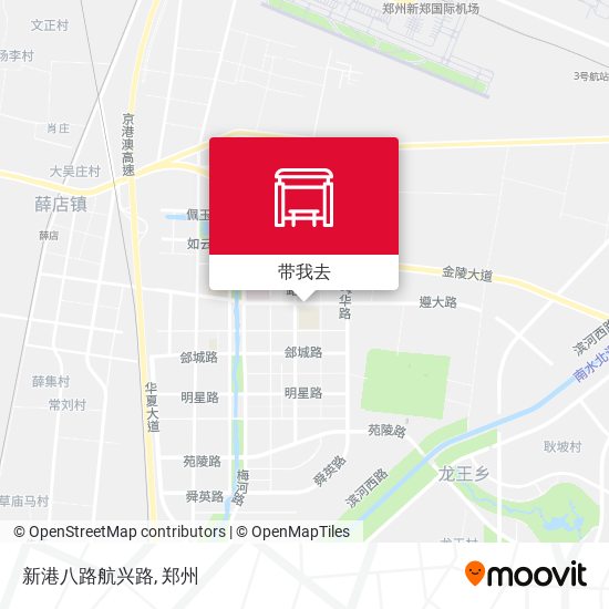 新港八路航兴路地图