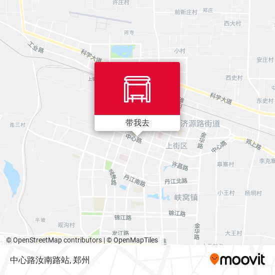 中心路汝南路站地图