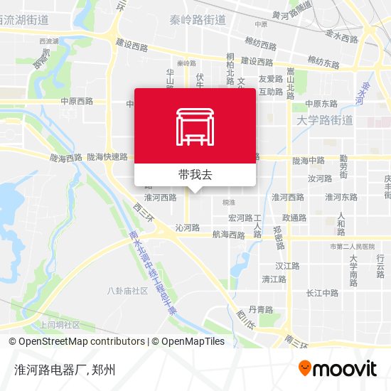 淮河路电器厂地图