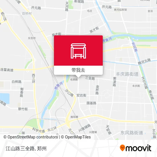 江山路三全路地图