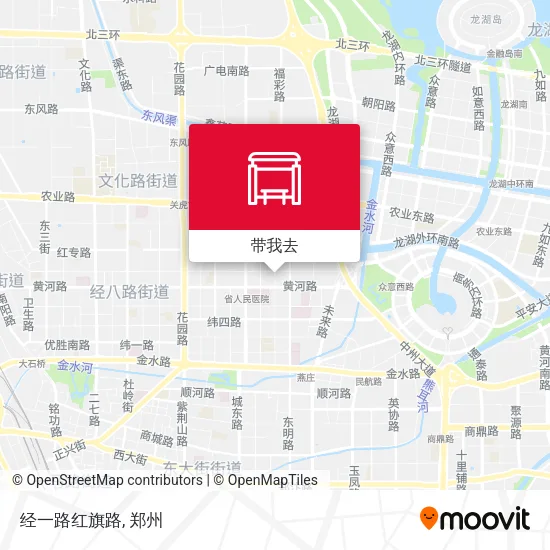经一路红旗路地图