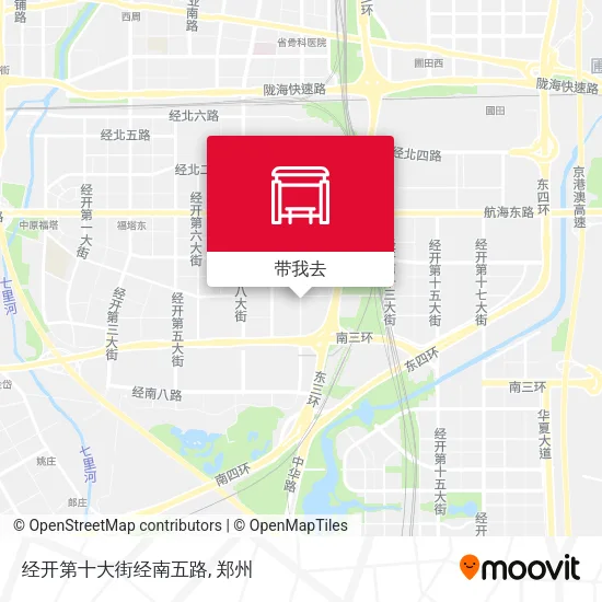 经开第十大街经南五路地图