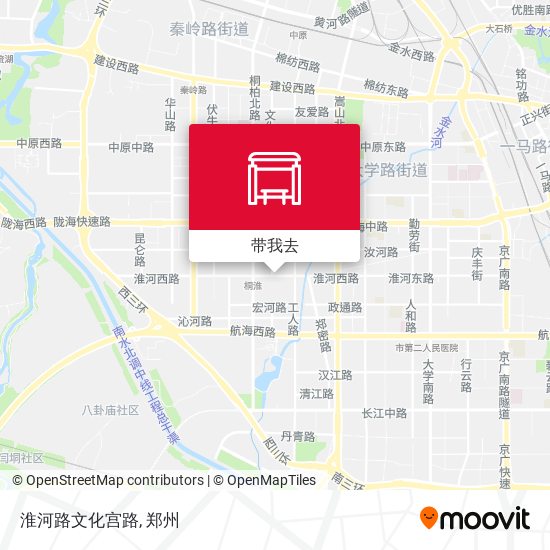 淮河路文化宫路地图