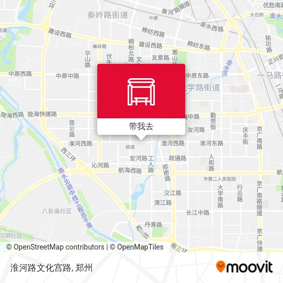 淮河路文化宫路地图
