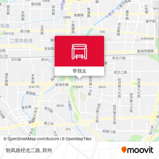朝凤路经北二路地图