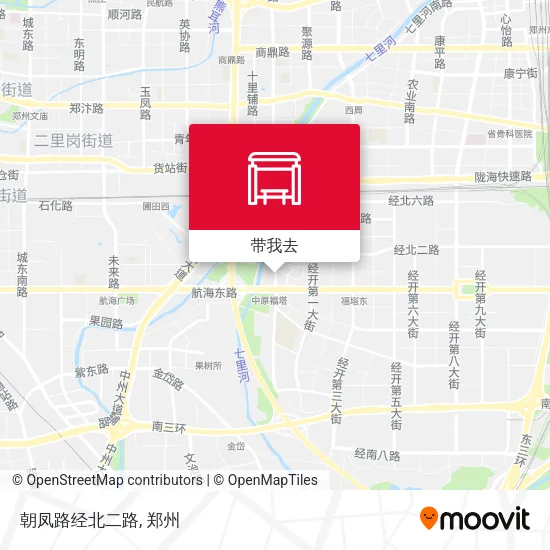 朝凤路经北二路地图