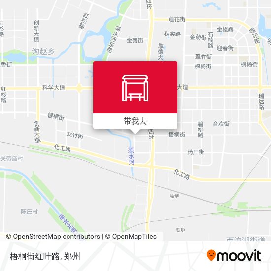 梧桐街红叶路地图