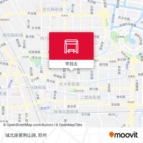 城北路紫荆山路地图