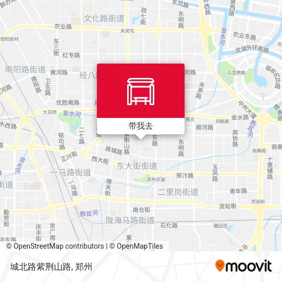 城北路紫荆山路地图