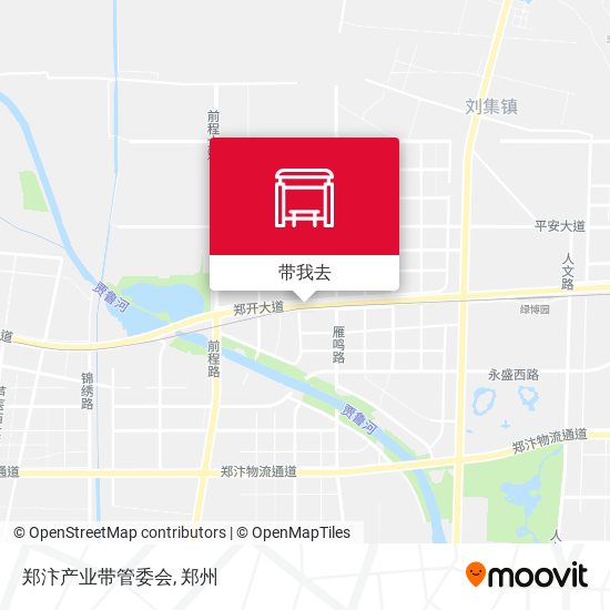 郑汴产业带管委会地图