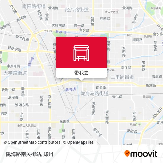 陇海路南关街站地图