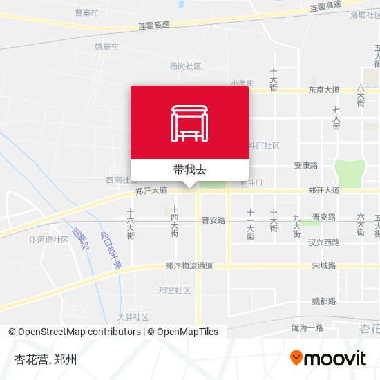 杏花营地图