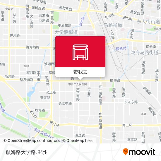 航海路大学路地图