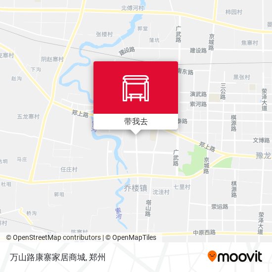 万山路康寨家居商城地图