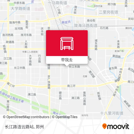 长江路连云路站地图