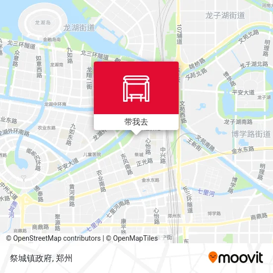 祭城镇政府地图