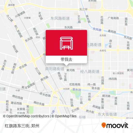 红旗路东三街地图