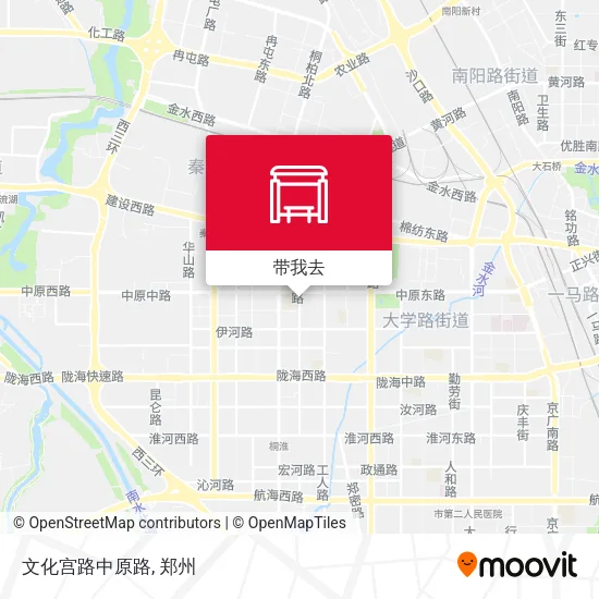 文化宫路中原路地图